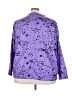 Unbranded 100% Polyester Purple Long Sleeve Blouse Size 5X - photo 2
