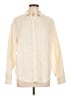 Everlane 100% Linen Stripes Ivory Long Sleeve Button-Down Shirt Size 10 - photo 1