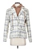 By Anthropologie Plaid White Jacket Size XS - photo 1