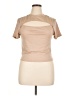 Ambiance Tan Short Sleeve Top Size 1X - photo 1