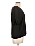 Mark 100% Polyester Black Short Sleeve Top Size L - photo 4