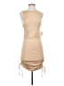 Superdown Solid Tan Cocktail Dress Size S - photo 1