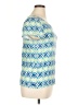 Relativity Argyle Blue Short Sleeve T-Shirt Size XL - photo 4