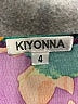 Kiyonna Print Purple Pink 3/4 Sleeve Top Size 26 - 28 - photo 7