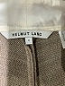 Helmut Lang 100% Wool Chevron-herringbone Gray Casual Pants Size 2 - photo 7