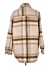 American Eagle Outfitters Plaid Tan Coat Size M - photo 2