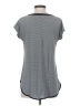 Foil Blue Gray Short Sleeve Top Size S - photo 2