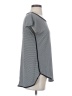 Foil Blue Gray Short Sleeve Top Size S - photo 4
