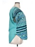Signature Studio Teal Short Sleeve Top Size 1X - photo 4