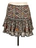 AZ3 inc. 100% Polyester Print Brown Casual Skirt Size M (estimated) - photo 1