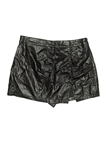 American Threads Faux Leather Skirt (view 1)