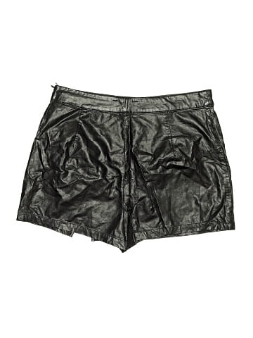American Threads Faux Leather Skirt (view 2)