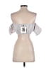 Blithe Silver Short Sleeve Blouse Size S - photo 2