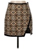 Express Paisley Brown Casual Skirt Size 0 - photo 1