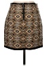 Express Paisley Brown Casual Skirt Size 0 - photo 2