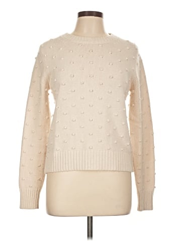 White + Warren Pullover Sweater (view 1)