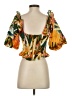 Walter Baker Orange 3/4 Sleeve Blouse Size S - photo 2