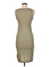Leith Solid Tan Casual Dress Size M - photo 2