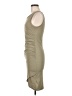 Leith Solid Tan Casual Dress Size M - photo 5