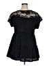 Torrid Black Short Sleeve Top Size 1X Plus (1) - photo 2