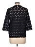 Collection 100% Cotton Black 3/4 Sleeve Blouse Size L - photo 2