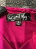 Crystal Sky 100% Polyester Solid Purple Pink Jumpsuit Size S - photo 4