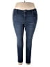 Apt. 9 Solid Blue Jeans Size 18W - photo 1