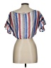 Red Carter 100% Viscose Blue Short Sleeve Blouse Size L - photo 2