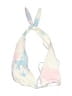 Frankies Bikinis Tie-dye White Swimsuit Top Size M - photo 1