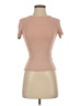 BCBG Tan Short Sleeve Turtleneck Size S - photo 1