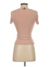 BCBG Tan Short Sleeve Turtleneck Size S - photo 2