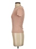 BCBG Tan Short Sleeve Turtleneck Size S - photo 5