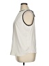 Ann Taylor LOFT 100% Polyester Silver Sleeveless Blouse Size XL - photo 5