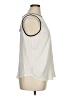 Ann Taylor LOFT 100% Polyester Silver Sleeveless Blouse Size XL - photo 4