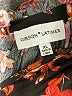 Gibson Latimer Floral Black Long Sleeve Blouse Size XL - photo 7