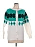Unbranded 100% Polyester Argyle Teal Cardigan Size L - photo 1