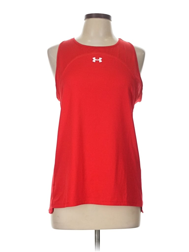 Pre-owned Under Armour Sleeveless T-shirt In Red