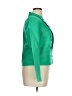 Talbots 100% Linen Green Blazer Size 14 - photo 4