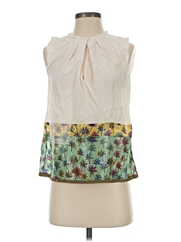Schumacher Sleeveless Silk Top (view 1)