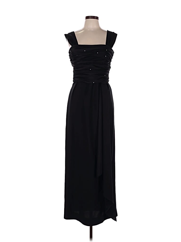 Pre-owned Oleg Cassini Cocktail Dress In Black