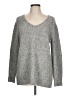 Ann Taylor LOFT Outlet Metallic Silver Pullover Sweater Size L - photo 1