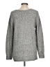 Ann Taylor LOFT Outlet Metallic Silver Pullover Sweater Size L - photo 2
