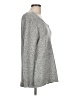 Ann Taylor LOFT Outlet Metallic Silver Pullover Sweater Size L - photo 4