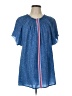 Rungolee Blue Short Sleeve Blouse Size L - photo 1