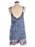 French Connection 100% Viscose Paisley Blue Romper Size 6 - photo 2