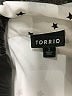 Torrid 100% Polyester Polka Dots Ivory 3/4 Sleeve Blouse Size 2X Plus (2) - photo 7