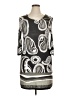 White Mark Paisley Gray Casual Dress Size XL - photo 1