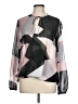 Ted Baker London 100% Polyester Gray Long Sleeve Blouse Size 10 (4) - photo 1
