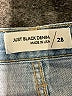Just Black Color Block Blue Jeans Size 28 waist - photo 7