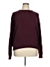 Eddie Bauer 100% Cotton Solid Burgundy Pullover Sweater Size XL - photo 1